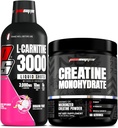 PROSUPPS L-Carnitine 3000 Stimulant Free Liquid Shots (31 portioner, Dragon Fruit) och Kreatin 300 Monohydrat (60 portioner) Bundle