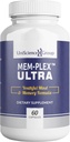 Mem-Plex Ultra, Natural Memory Support Supplement med Phosphatidyl Serine, Bacopa Monniera Extract och Neurofactor Whole Coffee Fruit Extract, 60 kapslar