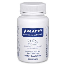 Pure Encapsulations CoQ10 120 mg, 60 Capsules