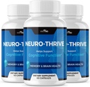 Vive MD Neuro Thrive Brain Supplement - Officiell Formel - Neuro Thrive PQQ, Neuro Thrive, Extra Styrka med Ginkgo Biloba Extract, Siberian Ginseng Extract - (3 Pack)