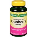 Spring Valley - Cranberry 500 mg, Standardized Extract, 60 Tablets