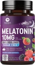 Melatonin Sleep Support Supplements - Snabbupplöst Melatonin 10mg Per Servering för vuxna - Maximal Styrka Melatonin Tabletter för Restful Sleep Support, Strawberry Flavor, Bottled USA - 60 Day Supply
