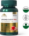 Premium Ubiquinol CoQ10 + BioPerine (100mg) | Antioxidant for Heart Health (1 Bottle-60 Softgels-2mo Supply) | High Absorption Heart & Vascular Vitamins | Non-GMO & Gluten Free