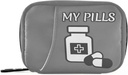 Pill Organizer Medicine Bottle Pill Box 7 Day Pill Case Bag Travel Pill Organizer Bag med Zipper Portable Weekly Case Compact Size för vitamin Supplement Holder