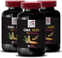 Växtbaserad olja - CHIA SEED OIL EXTRACT - Hydrating olja, Rich textur, hårvård, glansig finish, naturlig glans, Chia fördelar, lätt textur, ren hydrering, Body olja, glödolja 3 flaska 180 Caps
