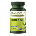 Banyan Botanicals Healthy Vata - Organic Herbal Supplement med Ashwagandha, Shatavari och andra ayurvediska örter för lugn och balanserad välbefinnande * - 90 tabletter - Icke-GMO Sustainably Sourced Vegan