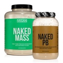 NAKED Soy-Free Protein Bundle: 8LB Vegan Mass och 2LB PB