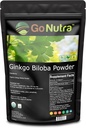 Gå Nutra Organic Ginkgo Biloba Powder 8 oz. | Pure Ginkgo Biloba Supplements, Ginkgo Leaf Powder, (8oz.)