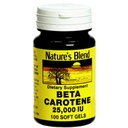 Naturens Blend Beta Carotene 25 000 IE 100 Softgels