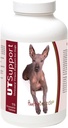Hälsosamma raser Xoloitzcuintli Cranberry Chewables - UT Support - Effektivt för att hjälpa till att bekämpa skadliga bakterier och förebygga infektion i din hunds blåsan - 75 greve