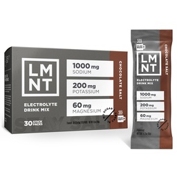 Drick LMNT Zero Sugar Hot Chocolate eller Coffee Mixer - Chocolate Salt | Drink Mix | 30-Count