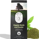 Organic Stevia Powder | 7,05 oz | USDA Organic & Non-GMO | Etiskt källad från norra Indien | Återvinningsbara Kraftväskor | Natural Stevia | Plant Based Sugar Free Substitute