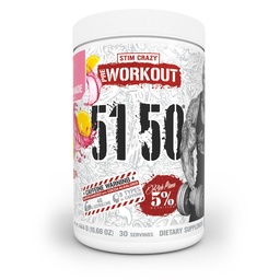 5% Nutrition Rich Piana 5150 High Stim Pre-Workout Powder | Extreme Energy, Focus, Pumps & Endurance | 400 mg Koffein, Citrulline, Beta Alanine, N-Acetyl L-Tyrosine | 30 Srvgs (Pink Lemonade)