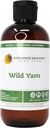 Wild Yam Liquid Herbal Supplement - 8oz- Alkoholfri, icke-GMO, gjord med organiska ingredienser