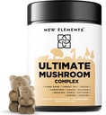 Mushroom Superstars - Mushroom Supplement Gummies | Lion's Mane | Turkey Tail | Reishi | Cordyceps | Chaga | Maitake | Meshima | Poria | Shitake | Oyster | Porcini | Vegan | Non-GMO | Gluten-Free