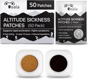 Altitude Sickness Prevention Patches | Stöder snabb acklimering, ökar syreintaget, bekämpar symtom | Förpackning med 50