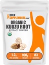 BulkSupplements.com Organic Kudzu Root Extract Powder - Kudzu Root Supplement, Herbal Supplement - Gluten Free, 1.2g per Servering, 100g (3,5 oz) (Pack av 1)
