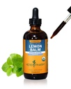 Herb Pharm Certified Organic Lemon Balm Liquid Extract för Calming Nervous System Support, Alkoholfri Glycerit, 4 Ounce