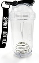 Blender Shaker Bottle, 500ml/16oz, Dishwasher Safe, Shatterproof, Portable Pre Workout Whey Protein Drink Cup, Mixes Cocktails Skakar, gåvor för män kvinnor, vita elefantgåvor för vuxna
