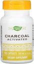 Natures Way aktiverad Charcoal Intestinal Cleanser Capsule, 260 mg - 100 per förpackning - 3 förpackningar per fall.
