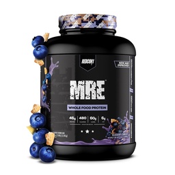 REDCON1 MRE Proteinpulver, Blueberry Cobbler - Meal Replacement Protein Blend Made med MCT Oil & Whole Foods - Protein med naturliga ingredienser för att hjälpa till i muskelåterhämtning (25 portioner)