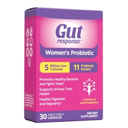 Kvinnors probiotiska, saktar ner Digestive Aging, ökar immunsystemet, stöder UT & Feminine Health, Cranberry Extract, Non-GMO, Gluten Free & Soy Free, 5 miljarder CFU, 30 kapslar