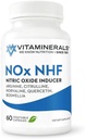Vitamineraler 122 NOx NHF L-arginin, L-citrulline, L norvaline Plus B6, Quercetin, White Willow, Boswellia & Enzymes | 60 Veggie caps | 30 portioner
