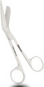 ProMaxCare 5,5 tums Trauma Shears för sjuksköterskor - Lister Bandage Scissors Veterinary - Medicinska Shears för sjuksköterskor, kirurgisk och EMS-användning (Silver)