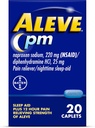 Aleve Pain Relief och Nighttime Sleep Aid Naproxen Sodium Caplets - 20 greve