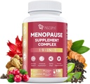 Menopause Supplements for Women, 10 Billion CFU Probiotic, 19-in-1 Multivitamin&Ashwagandha Extract, DIM, Hormonal Balance, Support Hot Flashes, Night Sweats, Mood, Sleep|Vegan, 120 Capsules