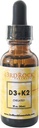 3rd Rock Essentials Vitamins D3 K2 | Chelated Liquid Vitamin Supplement Drops | Vitamin D3 | Vitamin K2 | Stöd Calcium Absorption Strong Bones Healthy Heart | Vegan | Gluten Free | 1 Fl Oz