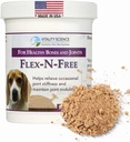 Vitality Science Flex N Free for Dogs | Promotes Healthy Bones & Joints | Relieves Stiffness | Maintains Joint Mobility | Reduces Inflammation | Builds Bone Tissue | 100% Safe & Natural (120g)