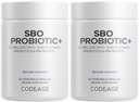 Codeage SBO Probiotics, 100 Billion CFUs Per Serving, Multi Strain Soil Based Organisms Blend and Organic Fermented Botanical Blend, Shelf-Stable - 2 Pack