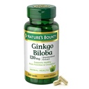 Naturens Bounty Ginkgo Biloba Capsules 120mg, Memory Support Supplement, stöder hjärnfunktion och mental Alertness, 100 kapslar