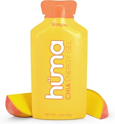 Huma Chia Energy Gel, Mangoes, 12 Gels - Premier Sports Nutrition för uthållighet