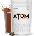 Asitis Nutrition AS-IT-is Atom Whey Protein 1kg/35.2 Oz med Digestive Enzymes | USA Labdoor Certified for Accuracy & Purity | Cafén Latte Flavor | 27g Protein Cross-Flow Microfiltered Gluten-Free