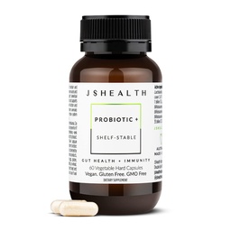 JSHealth Vitamins Gut Health and Immunity Formula | Probiotika för kvinnor och män | Shelf Stable Probiotic Supplement för Digestive Health and Immune Support (60)