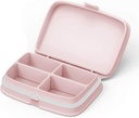 Slim Pill Case - Portable Pill Organizer med flyttbara komponenter - Leakproof Pill Holder för daglig medicinering