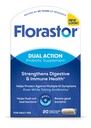 Florastor Probiotics for Digestive & Immune Health, 20 Capsules, Probiotics for Women & Men, 1 Probiotic Worldwide, Flush Out Bad Bacteria & Boost The Good with Our Strain Saccharomyces boulardiii