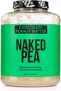NAKED Pea - Chocolate Peanut Butter Protein från US & Canadian Farms, Organic Cocoa, Organic Coconut Sugar - No GMO, No Soy och Gluten Free, Aid Growth and Recovery - 52 Servings