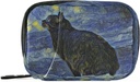 Naanle Van Gogh Galaxy Cat Pill Box 7 Day Pill Case Travel Pill Organizer Bag med Zipper Portable Weekly Case Compact Size för vitamin Supplement Holder