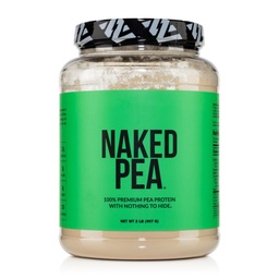 NAKED Pea - 2LB 100% Pea Proteinpulver från nordamerikanska gårdar - Unflavored Vegan Pea Protein Isolate - Växtproteinpulver, lätt att digest - 30 portioner