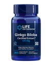 Life Extension Ginkgo Biloba Certified ExtractTM, 120 mg, hjälper till att upprätthålla minne och kognition, Gluten-Free, Non-GMO, Vegetarian, 365 kapslar