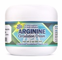 Arginincirkulationskräm 2 oz - Menthol, L Arginine & L Citrulline Lotion - Stöder hälsosamt ben och kroppsblodflöde - Hela familjens produkter