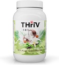 Thriv THriV Nutrition - Organic Plant Based Protein Powder, Chocolate eller Vanilla, Vegan, Gluten-Free, Non-GMO, Dairy Free, (2.5lb/1,140g) Powder (Vanilla)