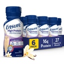 Säkerställ High Protein Vanilla Nutrition Shake med Fiber, redo att dricka, 16g Protein och 27 Vitaminer och mineraler, 8 fl oz, 6 Pack