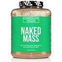 NAKED Vegan Mass - Chocolate Vegan Weight Gainer - 1,280 kalorier, icke-GMO, Soy & Gluten Free, inga artificiella ingredienser - 8LB Bulk - 11 portioner
