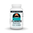 Källa Naturals L-karnitin, metabolisk energi *, 250mg - 120 kapslar