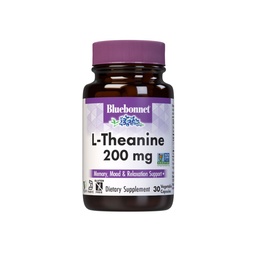 Bluebonnet Nutrition L-Theanin 200 mg, 30 greve