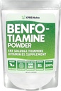 XPRS Nutra Benfotiamine Powder (Thiamine) - Fat Soluble Happy Heart Thiamine Supplement - Avancerad vitamin B1 Benfotiamine för en kognitiv Boost - Vegan Friendly Benfotamine Powder (4 Ounce)